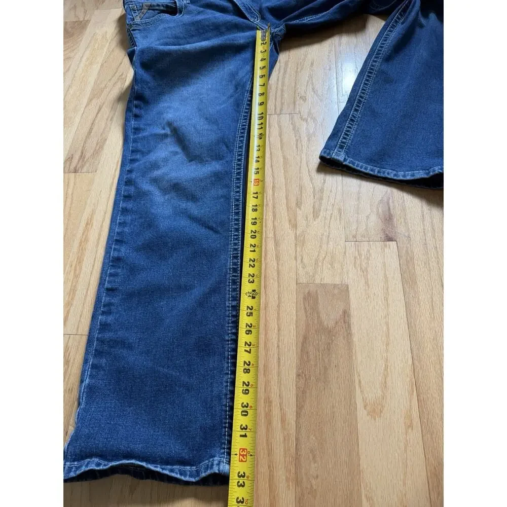 Ariat M5 Straight Fit Straight Leg Jeans Men’s 38x34 Medium Wash Stretch Denim